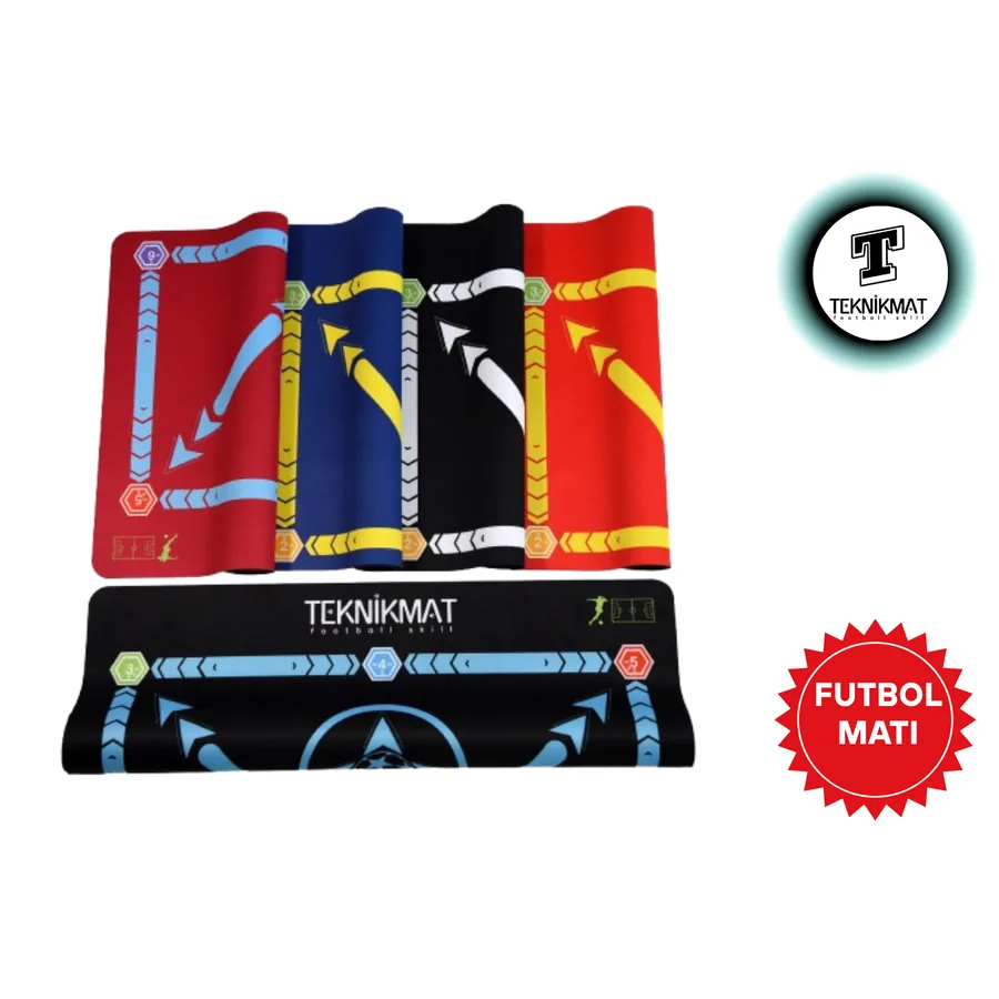 Takım renklerinde Teknikmat futbol matları