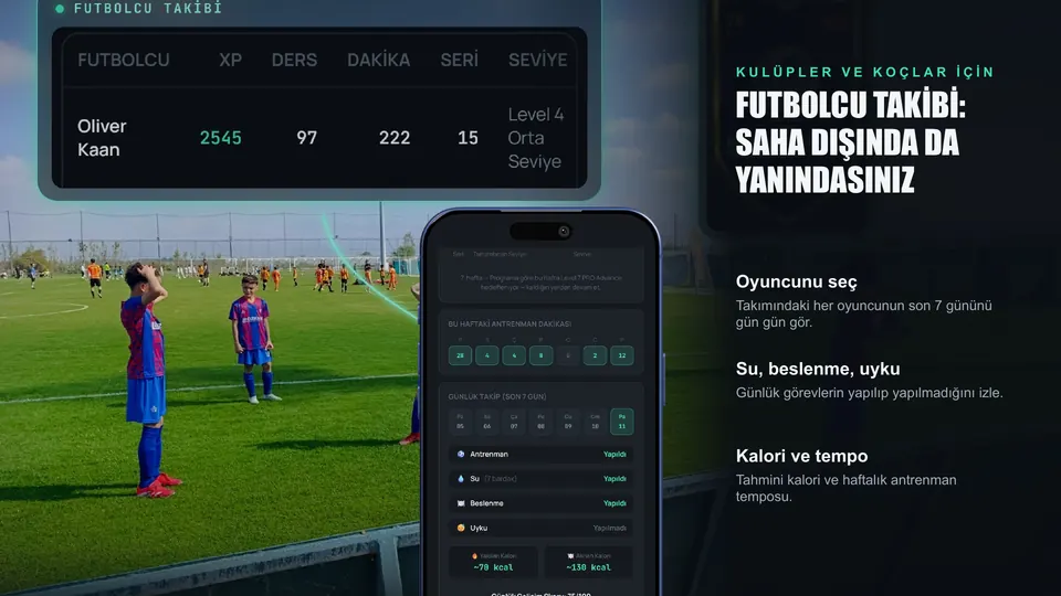 Koç hesabında futbolcu takibi